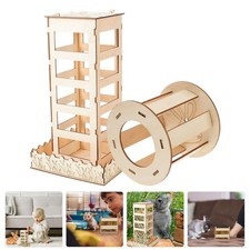  2 Pcs Small Animal Hay Feeder Rabbit Hutch Accessories Food for Holder Rabbits