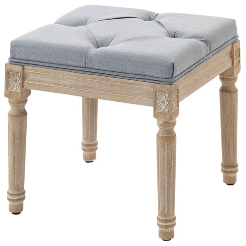 Homcom vintage foot - stool, with