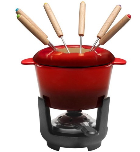 Pro cook cast iron - fondue, set