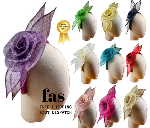 Women flower fascinator - flower,
