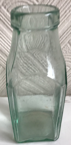 Vintage milk bottle square - vintage,