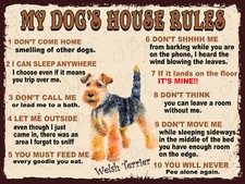 My dog's house rules Welsh
