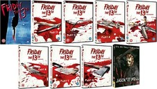 FRIDAY THE 13TH COMPLETE MOVIE 1- 9 DVD COLLECTION Part 1 2 3 4 5 6 7 8 9 UK Rel