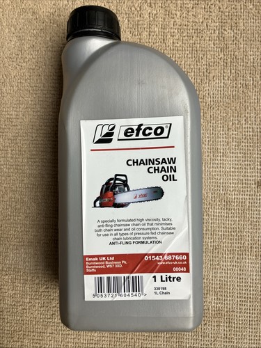Efco chainsaw oil - 1, litre