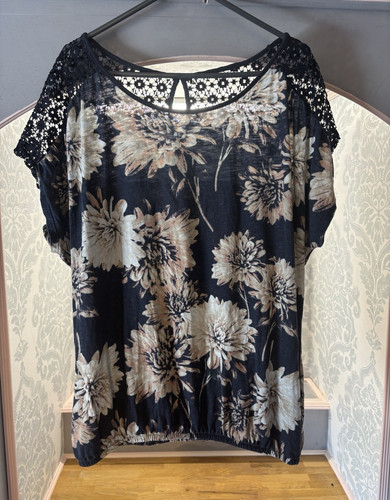 Next navy floral lace - navy,