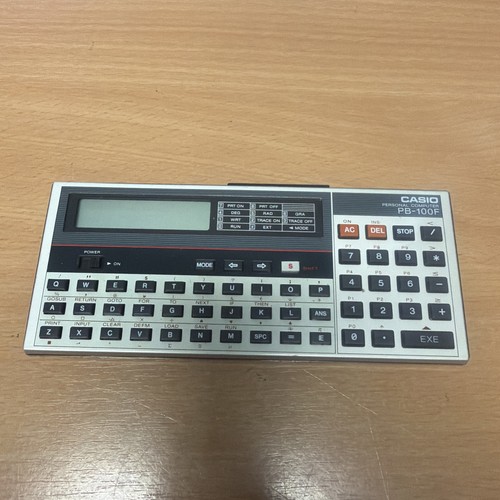 Casio 100f pocket computer - pb-100f,
