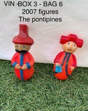 In The Night Garden pontipines Mr Mrs Pontipine figure Rare Plastic Figure 2007 