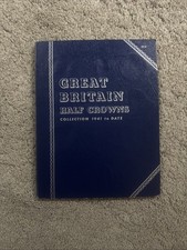 Whitman Folder Collection Great Britain Coins Half Crowns 1941 To date book