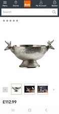 Orsina Large Stag Punch Bowl
