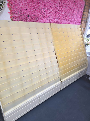 Wood display rack - rack, shelves