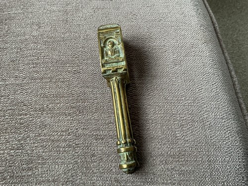 Vintage brass nut - vintage,