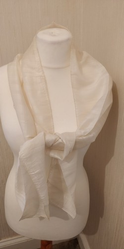 Raw silk scarf from - india, pure