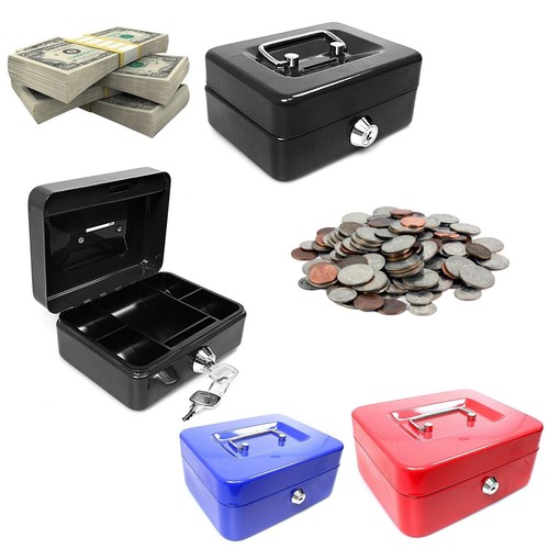 Metal cash box - metal, safe
