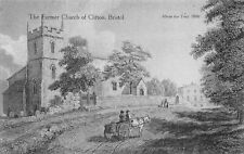 POSTCARD  BRISTOL  THE FORMER CHURCH OF CLIFTON  c  1800