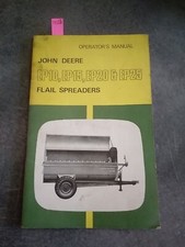 John Deere Flail Spreader Operators Manual EP10 EP15 EP20 EP25