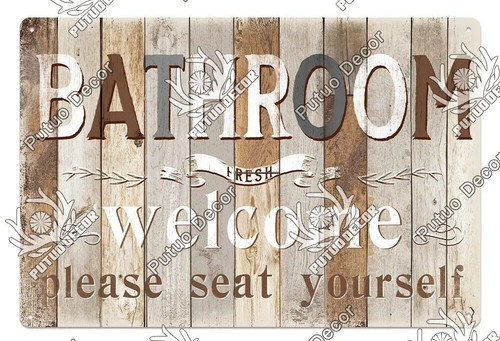 Bathroom fresh welcome please - welcome,