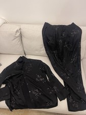 Black Sequinned Zara Co Ord