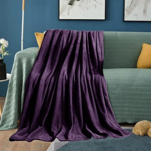 Faux fur blanket throw super - fur,