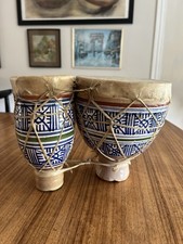 Vintage Moroccan Bongo Drums