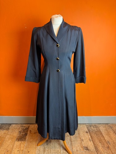 Vintage 1940 navy grosgrain - 1940's,