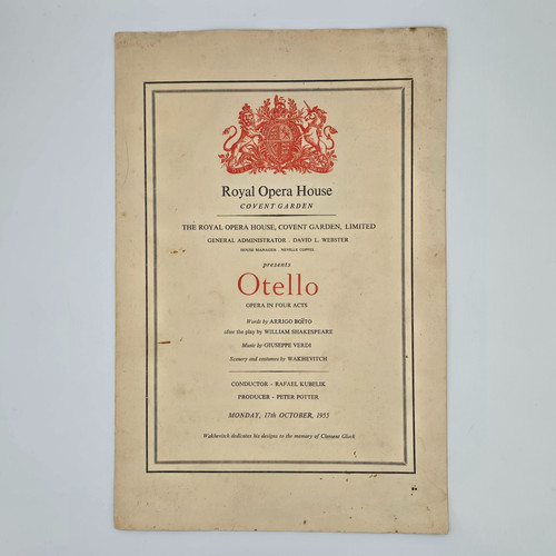 Vintage 1955 royal opera house - royal,