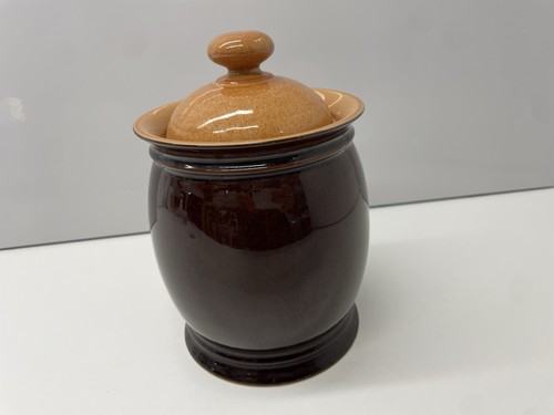 Lge vintage denby storage pot - lge,
