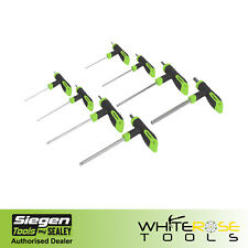 Siegen T-Handle Ball End Hex Key Wrench Set 2-10mm Allen Allan Alan Key 8pc