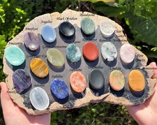Natural Crystal Worry Stone