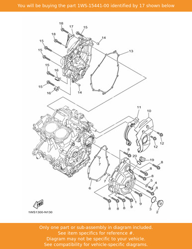 Yamaha holder clutch cable - holder,,
