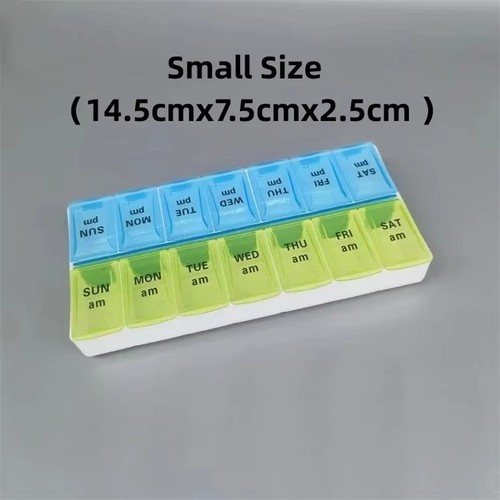 Weekly pill box - am/pm,