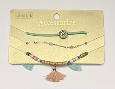 3 Pack Silver Color @ Beaded