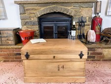 Old Antique Pine Chest