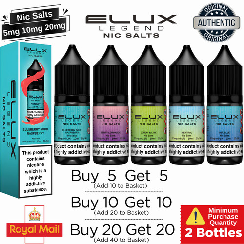 Elux nic salt 10ml liquid - 10ml, e