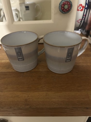 Denby quartz rose large mugs - denby,