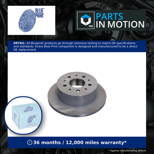 Brake discs pair solid rear - discs,