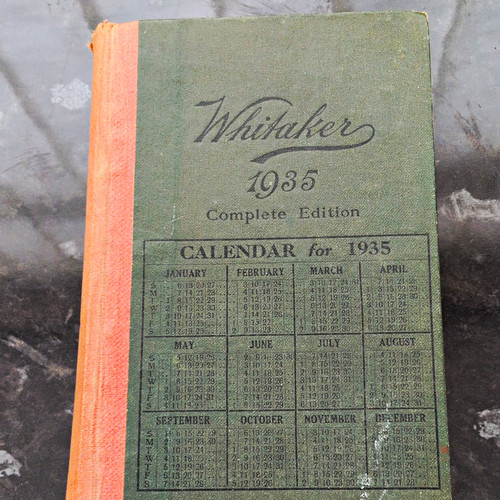 Whitaker almanack 1935 - whitaker's,