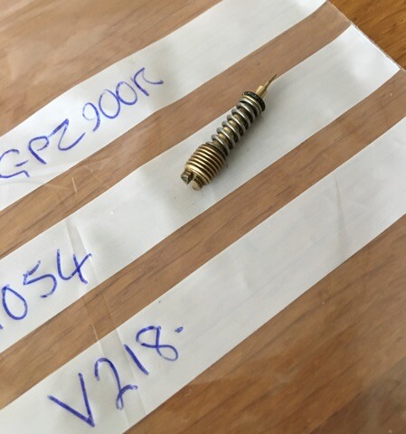 Kawasaki air mixture screw - kawasaki,