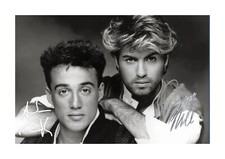 Wham 5 A4 repro mounted signed picture photograph poster Choice of frame