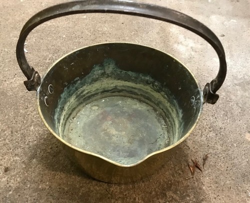 Vintage antique brass cast - brass,
