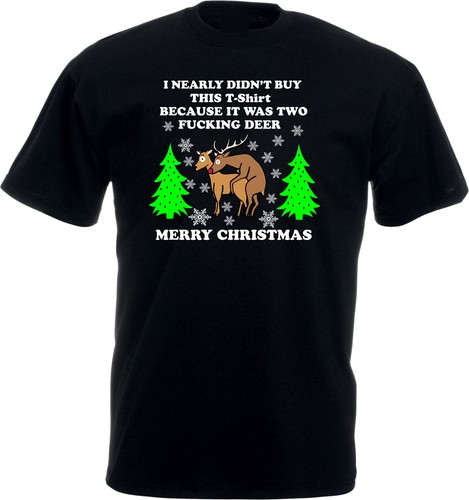 Two fucking deers - two, t-shirt