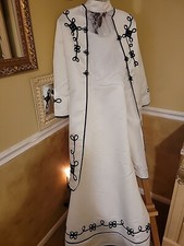 Downton Abbey Costumes.  Size7-9 Dress, Evening Coat,  Peticoat, Shoes 7, New 