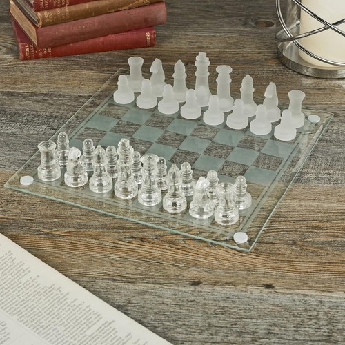 New classic glass chess board - classic,