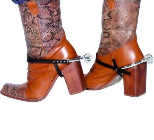 Cowboy fancy dress boot - cowboy, spurs