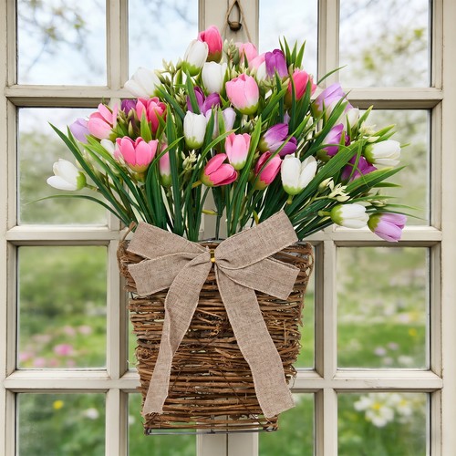 35cm artificial tulip flower - artificial,