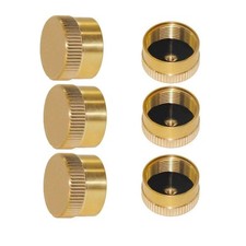 6pcs Brass Refillable Caps