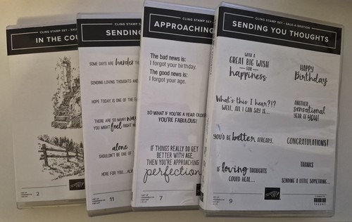 Stampin stamp sets in - sets, 4