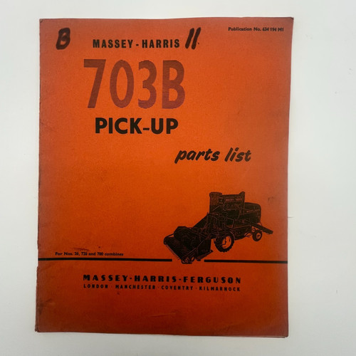 Massey harris 703b pick - harris,