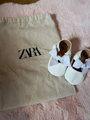 Zara girls white patent - zara,