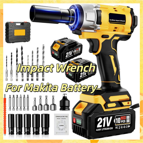Electric impact wrench - electric, 1000nm