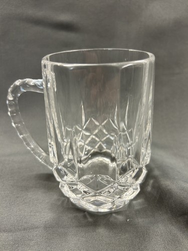 Crystal cut glass beer - crystal, mug